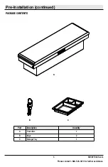 Preview for 5 page of Husky 102100-9-01 Use And Care Manual