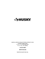 Предварительный просмотр 10 страницы Husky 301110565 Use And Care Manual