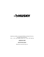 Предварительный просмотр 11 страницы Husky 303329581 Use And Care Manual