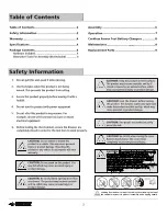 Preview for 2 page of Husky 315477513 Use And Care Manual