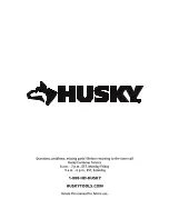 Preview for 10 page of Husky 315477513 Use And Care Manual