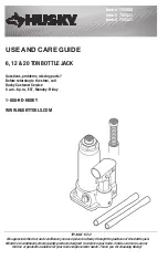 Husky 754902 Use And Care Manual preview