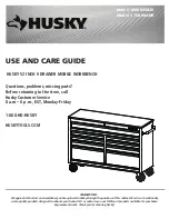 Предварительный просмотр 1 страницы Husky 75809AHR Use And Care Manual