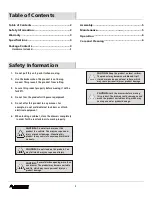 Preview for 2 page of Husky 75809AHR Use And Care Manual