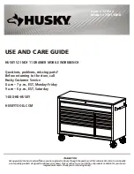 Предварительный просмотр 1 страницы Husky 75811AHR Use And Care Manual