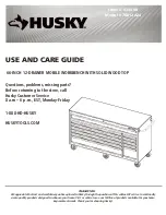 Предварительный просмотр 1 страницы Husky 76812A24 Use And Care Manual