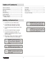 Preview for 2 page of Husky 76812A24 Use And Care Manual