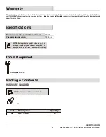 Preview for 3 page of Husky 76812A24 Use And Care Manual