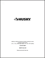 Preview for 7 page of Husky 80234HWPK Use And Care Manual