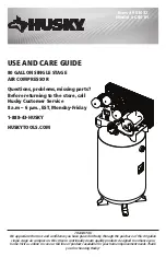 Husky 901032 Use And Care Manual preview