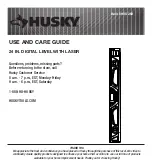 Preview for 1 page of Husky 935 263 Use And Care Manual