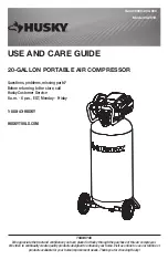 Husky C201H Use And Care Manual preview