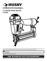 Husky H125BN Operator'S Manual preview