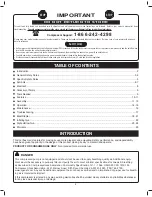 Preview for 2 page of Husky H15123TK Operator'S Manual