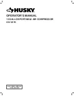 Preview for 26 page of Husky H15123TK Operator'S Manual