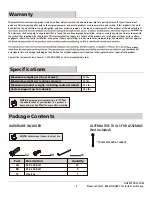 Preview for 3 page of Husky H27CH5TR4BGK Use And Care Manual