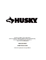 Preview for 16 page of Husky H27CH5TR4BGK Use And Care Manual