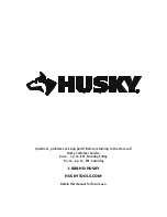 Предварительный просмотр 7 страницы Husky H27CH6MS Use And Care Manual