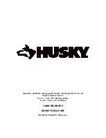 Preview for 12 page of Husky H30MECH6BLK Use And Care Manual