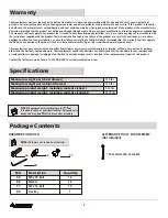 Preview for 4 page of Husky H41CH4HD Use And Care Manual