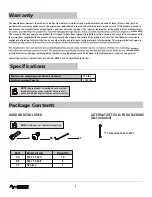 Preview for 4 page of Husky H42MWC10R-TL Use And Care Manual