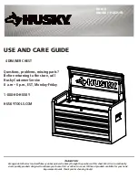 Husky H4CH1R Use And Care Manual предпросмотр