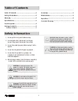 Preview for 2 page of Husky H4TR1 Use And Care Manual