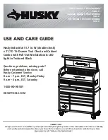 Предварительный просмотр 1 страницы Husky H52CH6HDV3 Use And Care Manual