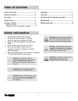 Preview for 2 page of Husky H52CH6HDV3 Use And Care Manual