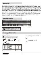 Preview for 4 page of Husky H52CH6HDV3 Use And Care Manual