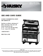 Preview for 1 page of Husky H52CH6TR9 Use And Care Manual