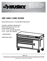 Preview for 1 page of Husky H56MWC5GBXD Use And Care Manual