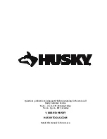 Preview for 4 page of Husky H60JSB Use And Care Manual