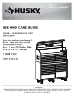 Preview for 1 page of Husky H61CH6TR12 Use And Care Manual