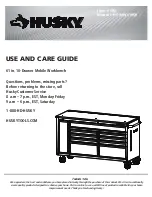 Preview for 1 page of Husky H61MWC10SR Use And Care Manual