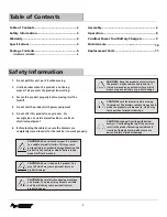 Preview for 2 page of Husky H61MWC10SR Use And Care Manual