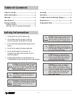 Preview for 2 page of Husky H61MWC15HP Use And Care Manual