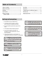 Preview for 2 page of Husky H63MWC15FT Use And Care Manual