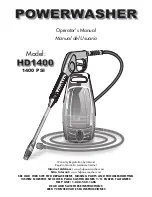 Husky HD1400 (1400 PSI) Operator'S Manual preview