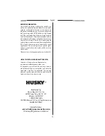 Предварительный просмотр 23 страницы Husky HD1500 Operator'S Manual