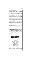 Предварительный просмотр 67 страницы Husky HD1500 Operator'S Manual