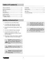 Preview for 2 page of Husky HMT-305MWB Use And Care Manual