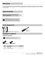 Preview for 3 page of Husky HMT-305MWB Use And Care Manual