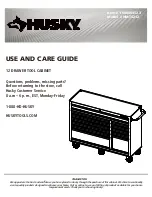 Предварительный просмотр 1 страницы Husky HMT5212 Use And Care Manual