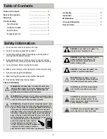 Preview for 2 page of Husky HOTC5209B11M Use And Care Manual