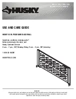 Preview for 21 page of Husky HOTC5209B11M Use And Care Manual