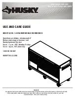 Preview for 1 page of Husky HOTC6214B11MYS Use And Care Manual