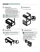 Preview for 3 page of Husky HOTC8010BB1S Assembly Instructions Manual