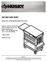 Preview for 1 page of Husky HOUC3304B11 Use And Care Manual