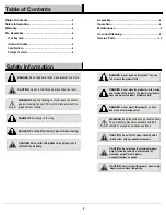 Preview for 2 page of Husky HOUC3304B11 Use And Care Manual